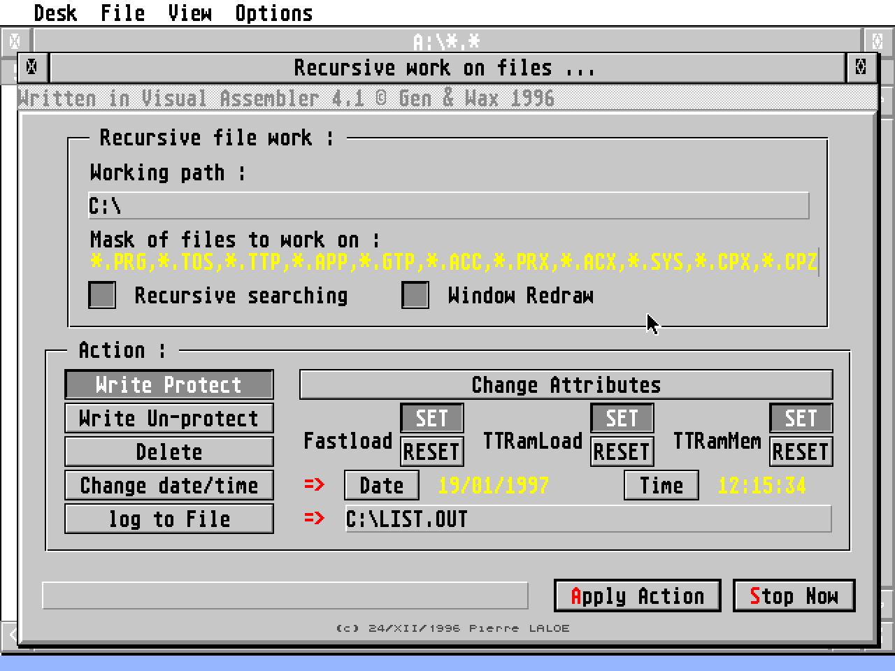 IO-Tools atari screenshot
